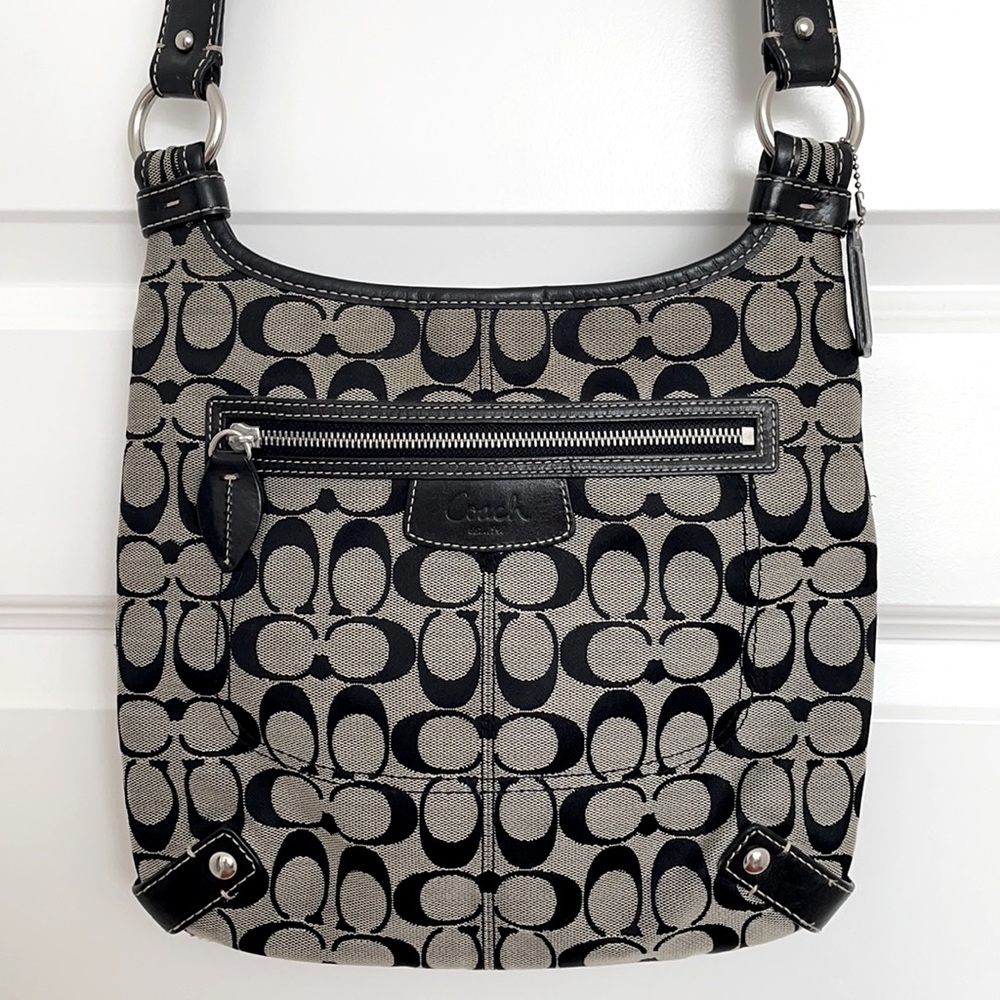 Coach monogram crossbody bag